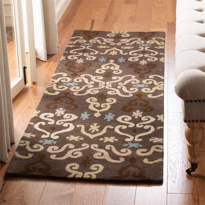 Safavieh Wyndham Brown Contemporary Rug - Runner 2'3