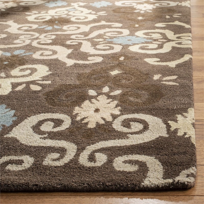 Safavieh Wyndham Brown Contemporary Rug - Runner 2'6