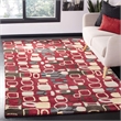 Safavieh Wyndham Red Contemporary Rug - Runner 2'6