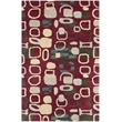 Safavieh Wyndham Red Contemporary Rug - Runner 2'6