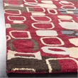 Safavieh Wyndham Red Contemporary Rug - Runner 2'6
