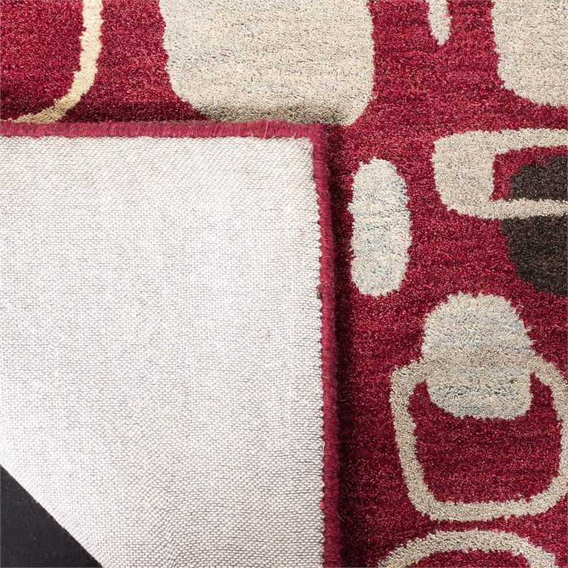 Safavieh Wyndham Red Contemporary Rug - Runner 2'6