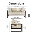 Serta Catalina Outdoor Sofa in Bronze