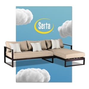 Serta Catalina Outdoor Sectional in Bronze