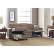 Serta at Home Palisades Left Facing Reclining Sectional in Beige