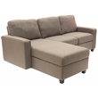 Serta at Home Palisades Left Facing Reclining Sectional in Beige