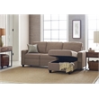 Serta at Home Palisades Right Facing Reclining Sectional in Beige