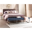 Finch Danes Tufted Bench with Iron Legs 72.5