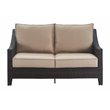 Serta Tahoe Outdoor Loveseat in Terra Brown Wicker