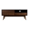 Serta Brookline 3 Drawer TV Stand in Classic Walnut