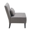 Serta Palisades Slipper Chair Gray