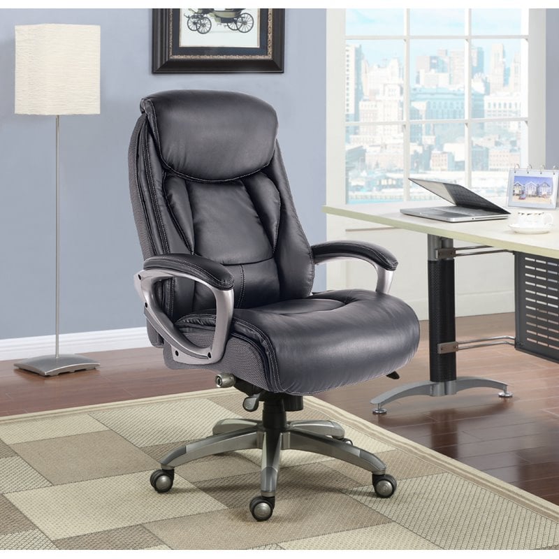 Serta Works Executive Office Chair with Smart Layers Technology in Gray