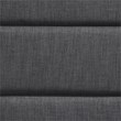 Serta Palisades Queen Upholstered Headboard in Charcoal Gray
