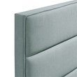 Serta Palisades Queen Upholstered Headboard in Light Blue