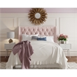Serta at Home Lillian August Harlow Queen Size Headboard in Blush Pink