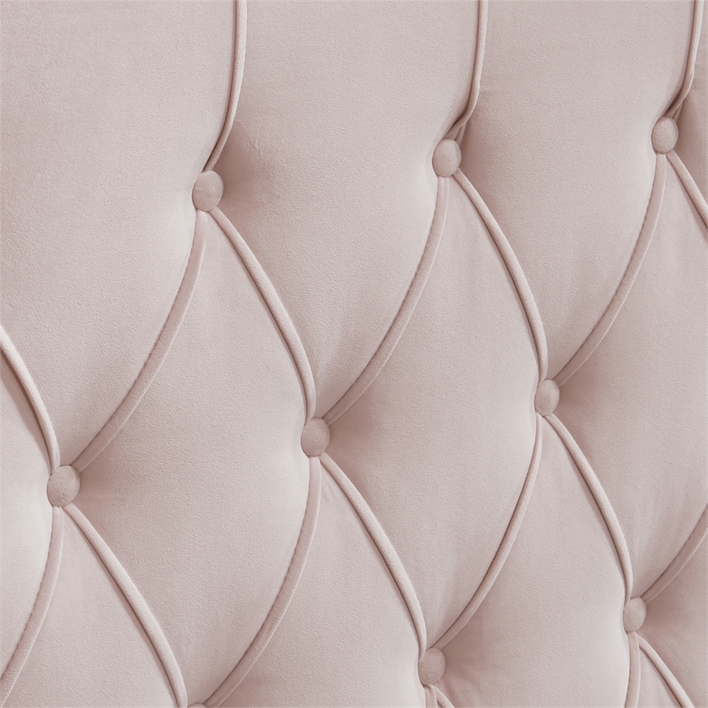 Serta at Home Lillian August Harlow Queen Size Headboard in Blush Pink