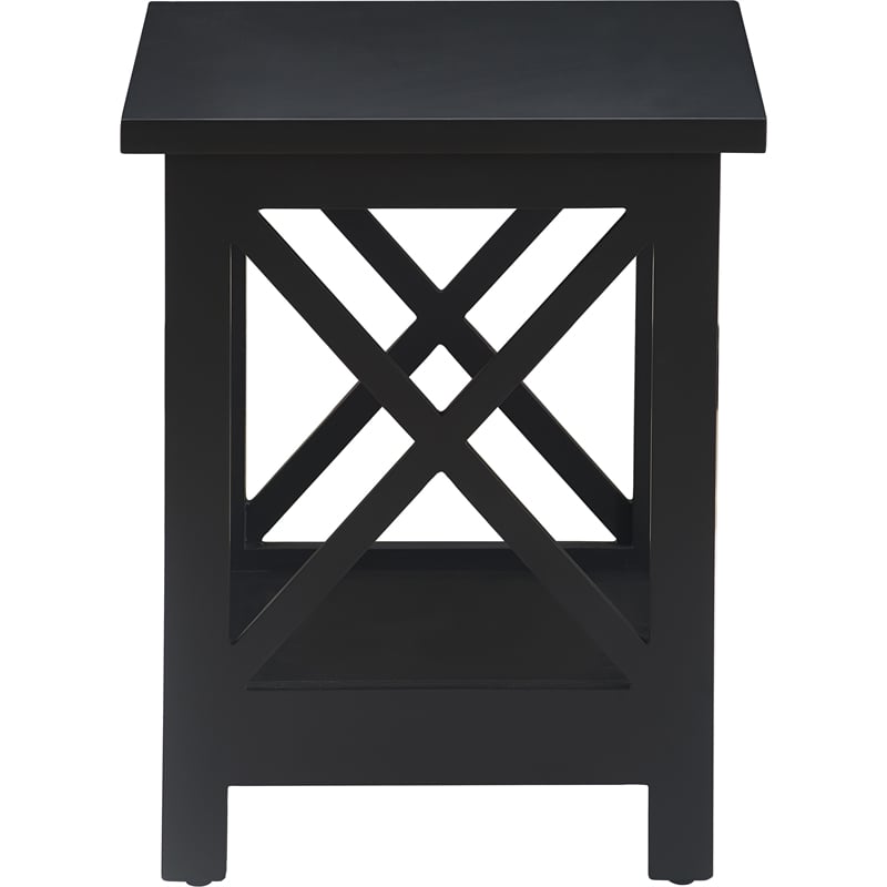 Serta Bismarck Side Table Black