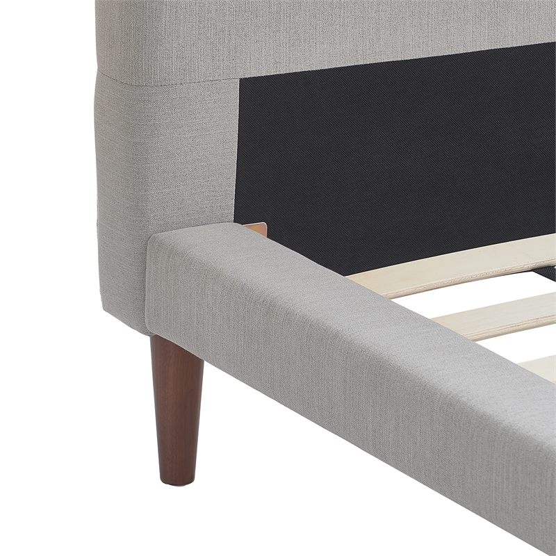 Serta Sierra Upholstered Bed Queen Size Gray