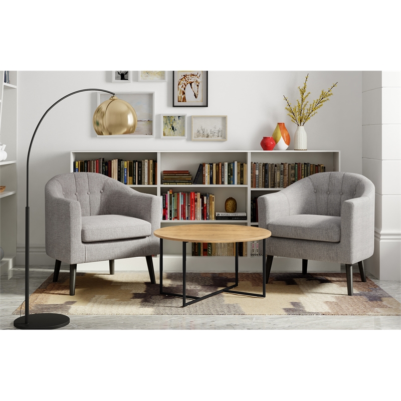 Serta Stevenson Round Coffee Table Natural