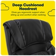 Serta Hannah Office Chair Black Bonded Leather