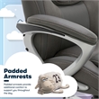 Serta Amplify Executive Office Chair Duo Gray