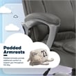 Serta Fairbanks Big and Tall Executive Office Chair Gray Bonded Leather