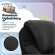Serta Bryce Office Chair Patented AIR Lumbar Technology Bonded Leather Black