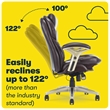 Serta Claremont Back in Motion Office Chair in Brown Bonded Leather