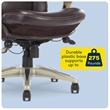 Serta Claremont Back in Motion Office Chair in Brown Bonded Leather
