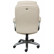 Serta Works My Fit Executive Office Chair with Active Lumbar Support Ivory