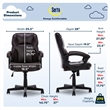 Serta Mitchell Managers Office Chair Roasted Chestnut Brown