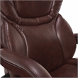 Serta Conway Big and Tall Executive Office Chair Chestnut Brown Bonded Leather