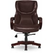 Serta Conway Big and Tall Executive Office Chair Chestnut Brown Bonded Leather