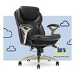 Serta Claremont Back in Motion Office Chair in Black Bonded Leather