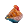 Dale Tiffany Oceanside Seashell Art Glass Figurine in Red/Gold