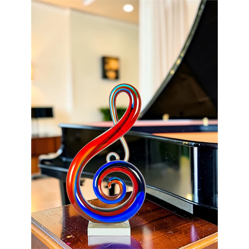 Dale Tiffany Handcrafted Art Glass Sculpture in Virtuoso