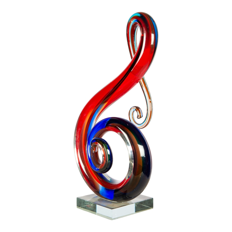 Dale Tiffany Handcrafted Art Glass Sculpture in Virtuoso
