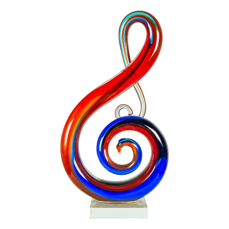 Dale Tiffany Handcrafted Art Glass Sculpture in Virtuoso
