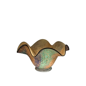 Dale Tiffany Spotted Ruffle Bowl