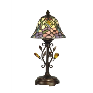 Dale Tiffany Crystal Peony Accent Lamp