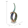 Dale Tiffany Cieza Sculpture Clear