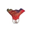 Dale Tiffany Cinnabar Wave Art Glass Vase