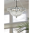 Dale Tiffany Crystal Hills Polished Chrome Inverted Pendant
