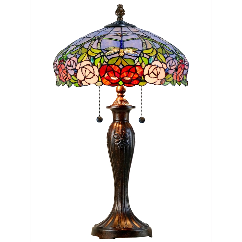 Dale Tiffany Zenia Rose Table Lamp