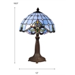 Dale Tiffany Blue Baroque Table Lamp