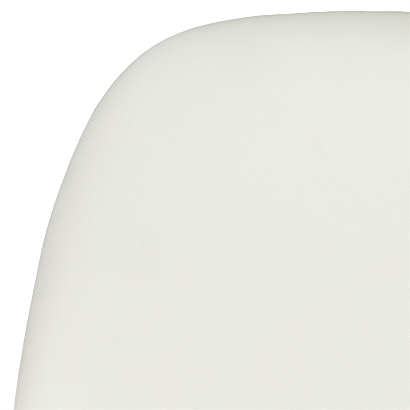 Flash Furniture Hard Chiavari Fabric Seat Cushion in Ivory