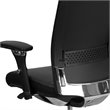 Flash Furniture Leather Swivel Office Chair in Black