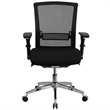 Flash Furniture Mesh Swivel Office Chair in Black