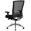 Flash Furniture High Back Mesh Swivel Office Chair in Black