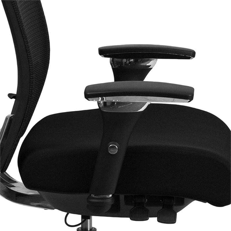 Flash Furniture High Back Mesh Swivel Office Chair in Black